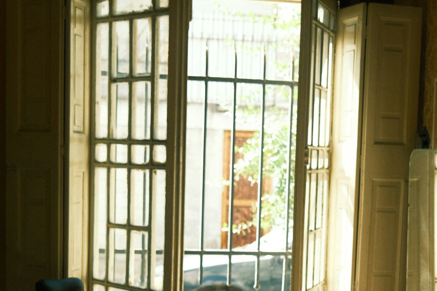 The shop front on Grant Avenue with the door propped open